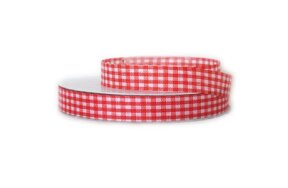 DOUBLE FACE RIBBON RED 15mm x 25m